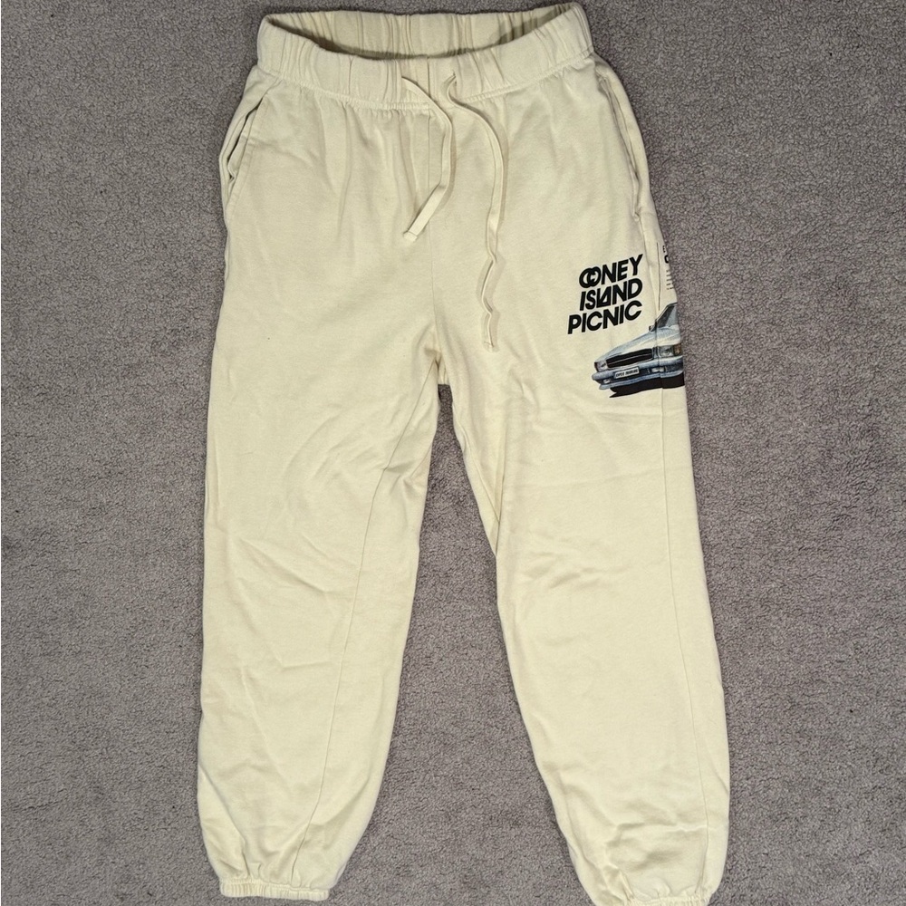Coney Island Picnic Cream Joggers